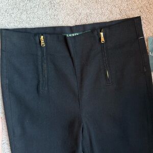 Ralph Lauren Black Trousers with Gold Accents